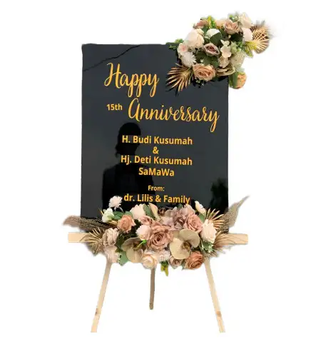 Papan Bunga Akrilik Alasangker