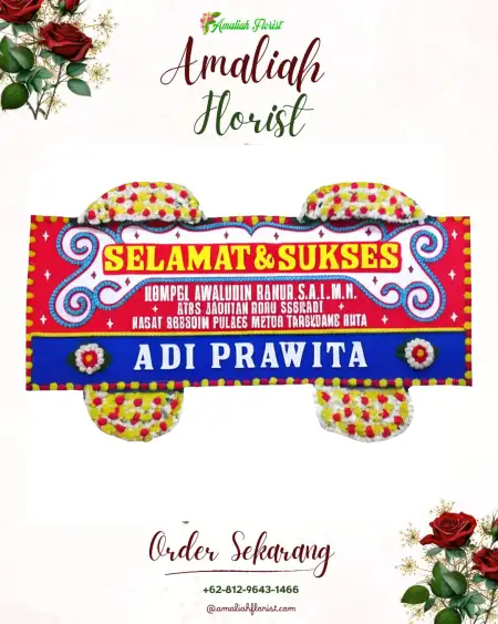 Papan Bunga Ucapan Selamat Alasangker